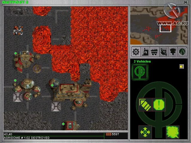 Изображение игры: Outpost 2: Divided Destiny