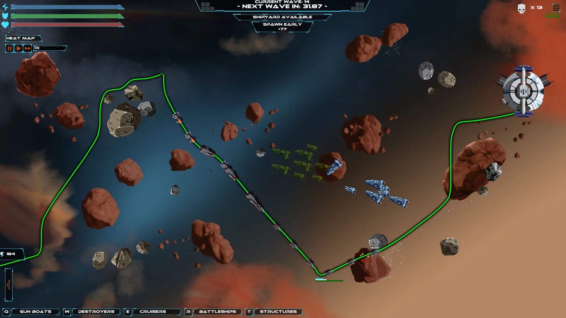 Изображение игры: The Fall of Aether Station