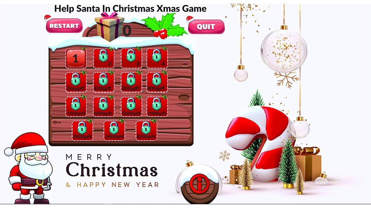Изображение игры: Help Santa In Christmas Xmas Game