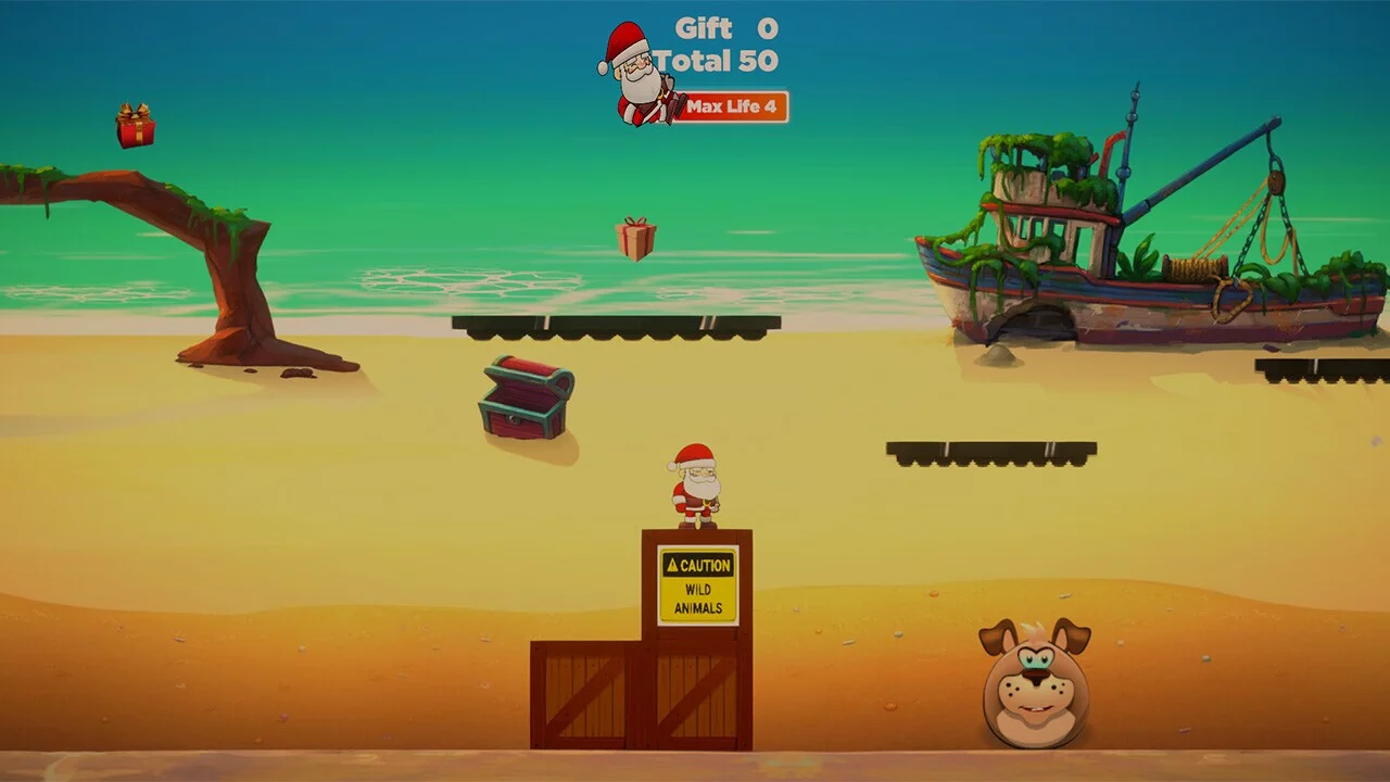 Изображение игры: Help Santa In Christmas Xmas Game