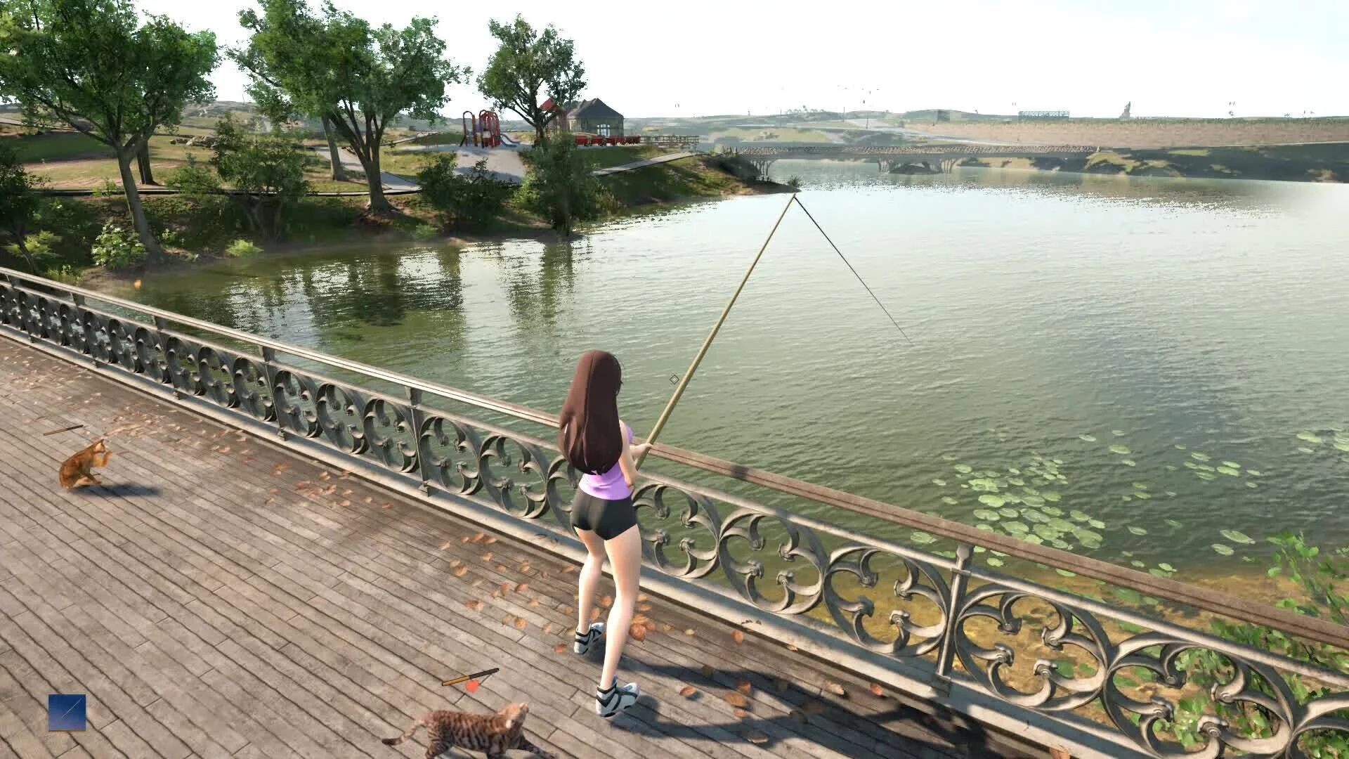 Изображение игры: Fishing for cats