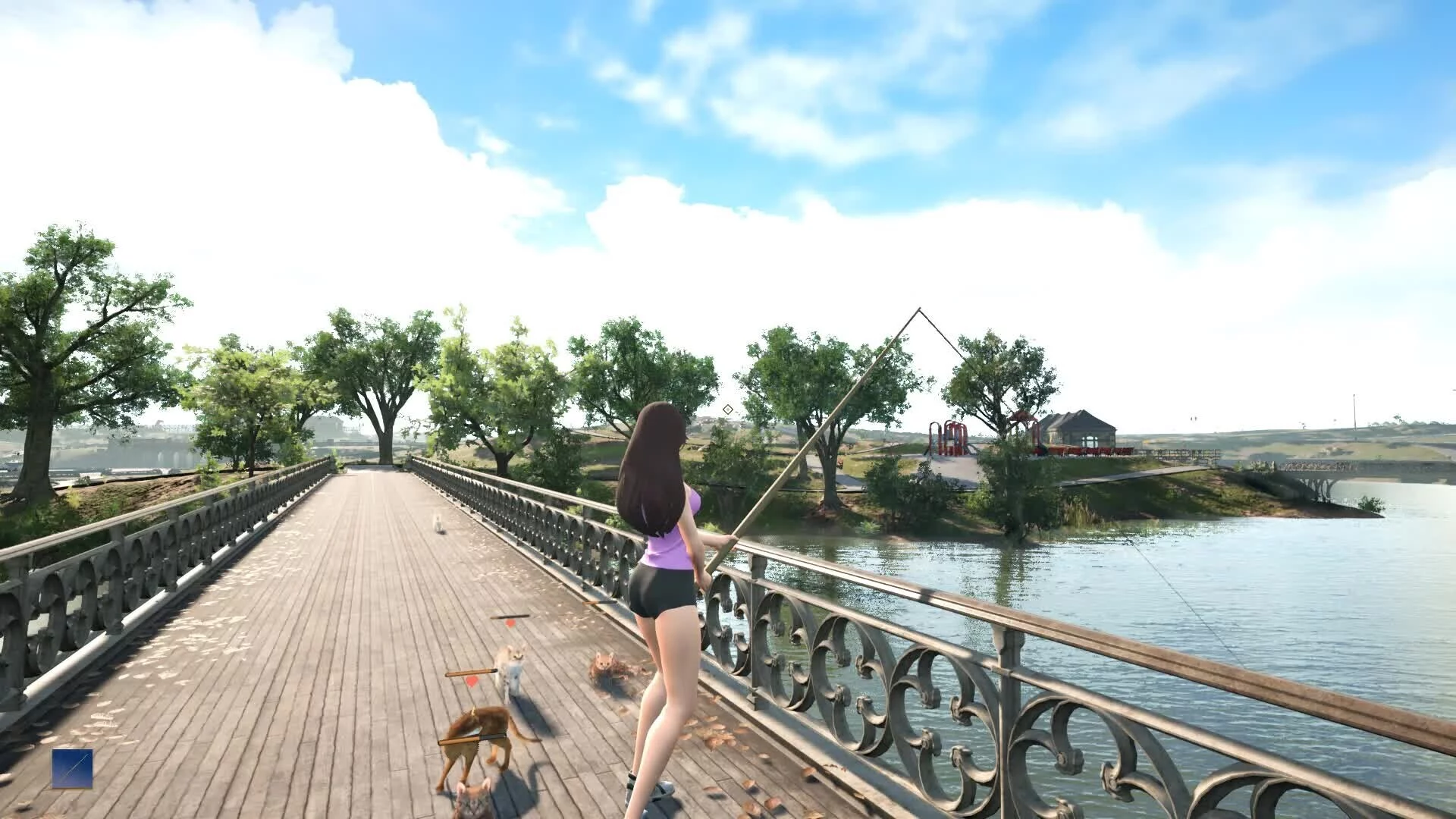 Изображение игры: Fishing for cats