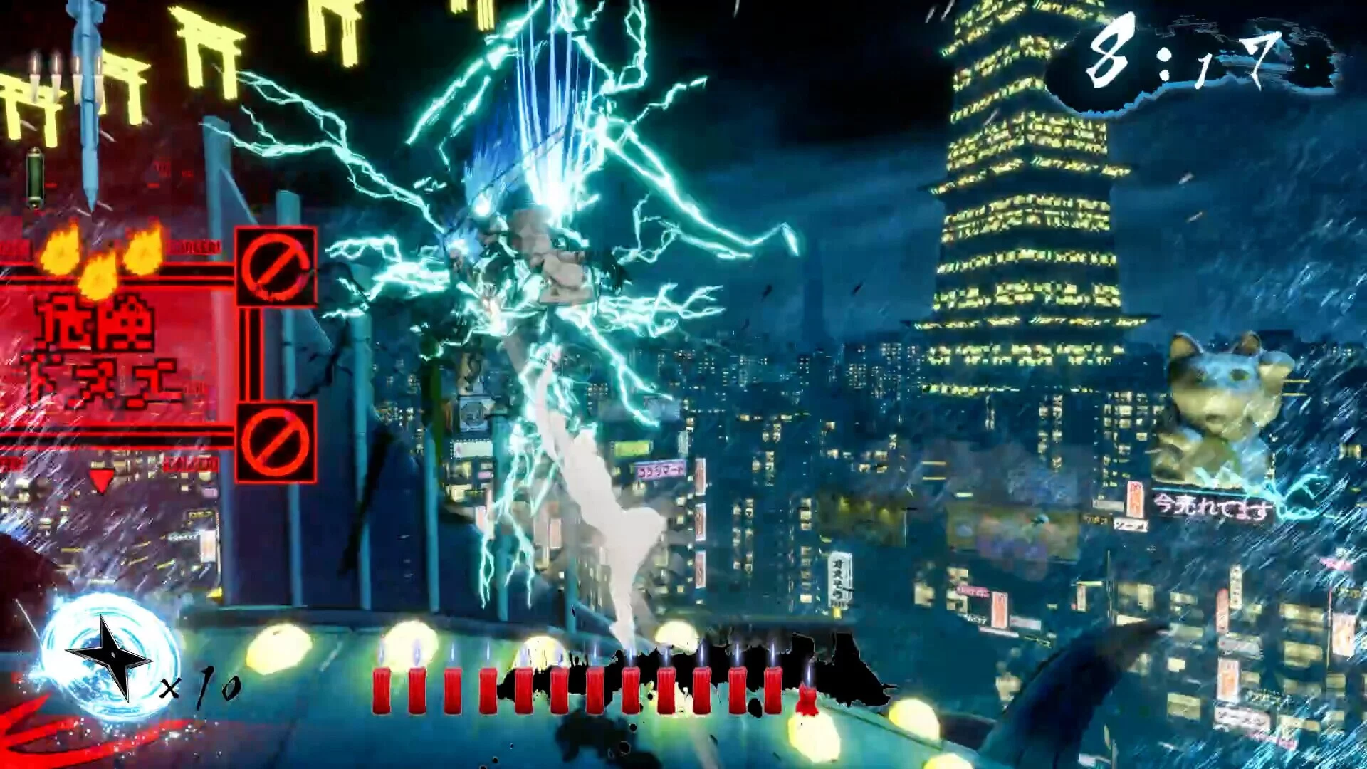 Изображение игры: NINJA SLAYER NEO-SAITAMA IN FLAMES(ニンジャスレイヤー ネオサイタマ炎上)