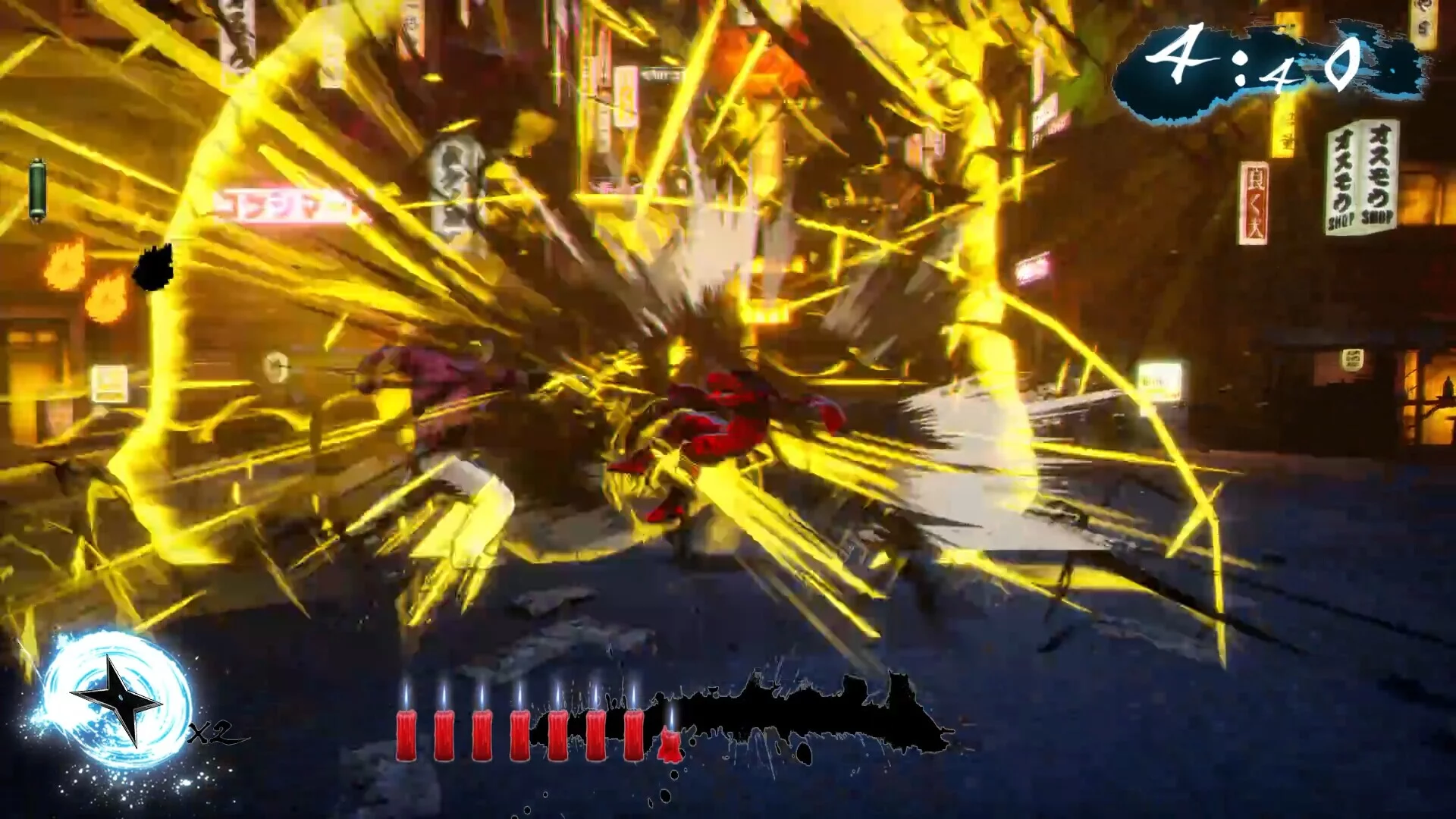 Изображение игры: NINJA SLAYER NEO-SAITAMA IN FLAMES(ニンジャスレイヤー ネオサイタマ炎上)