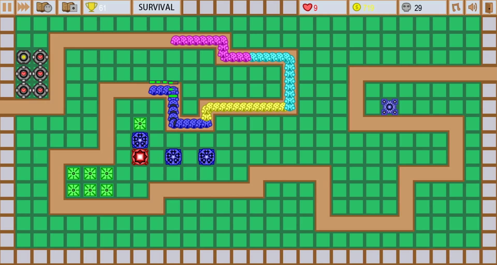 Изображение игры: Color Tower Defence