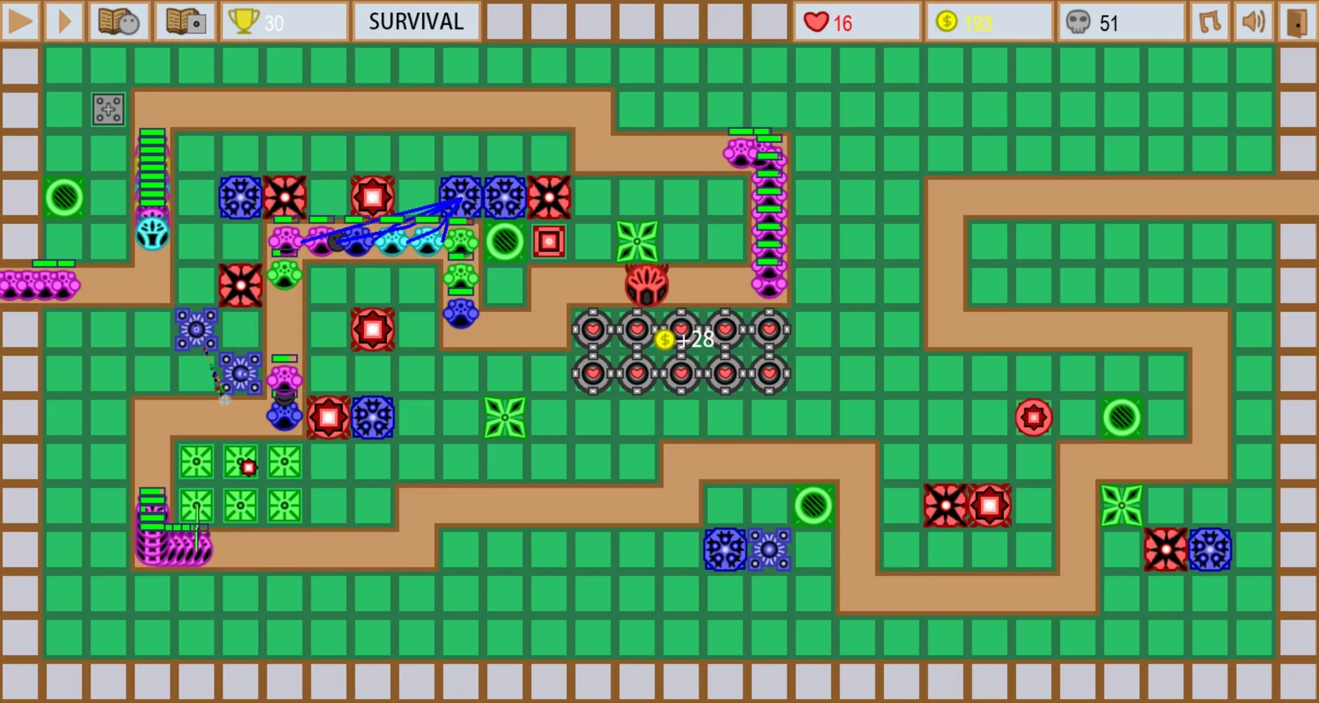 Изображение игры: Color Tower Defence