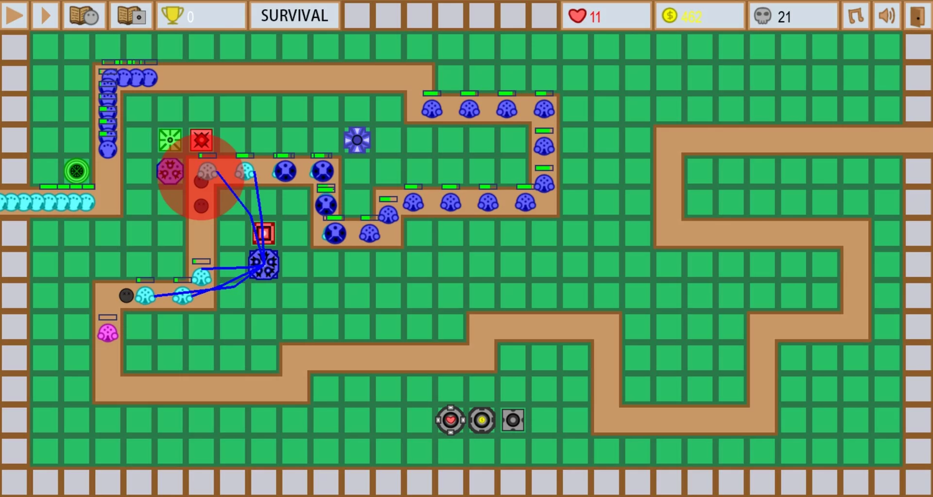 Изображение игры: Color Tower Defence