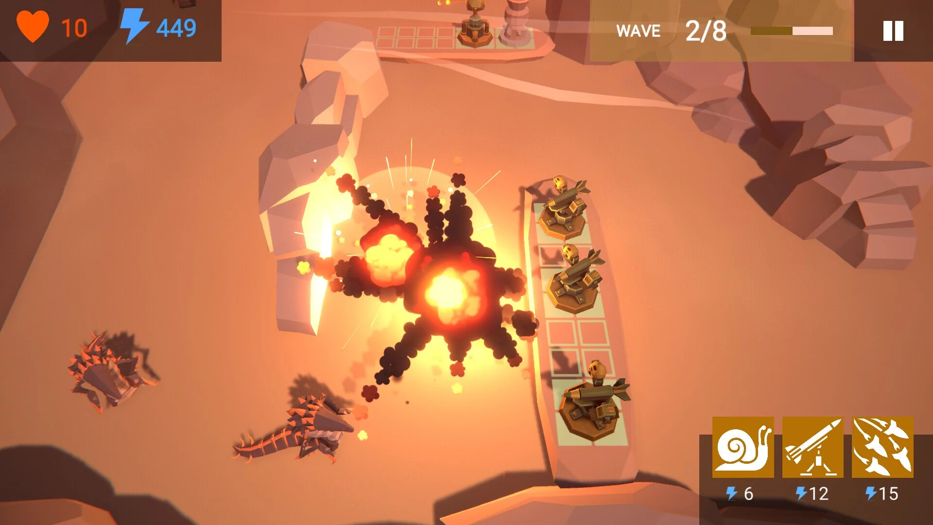 Изображение игры: Endless Desert TD