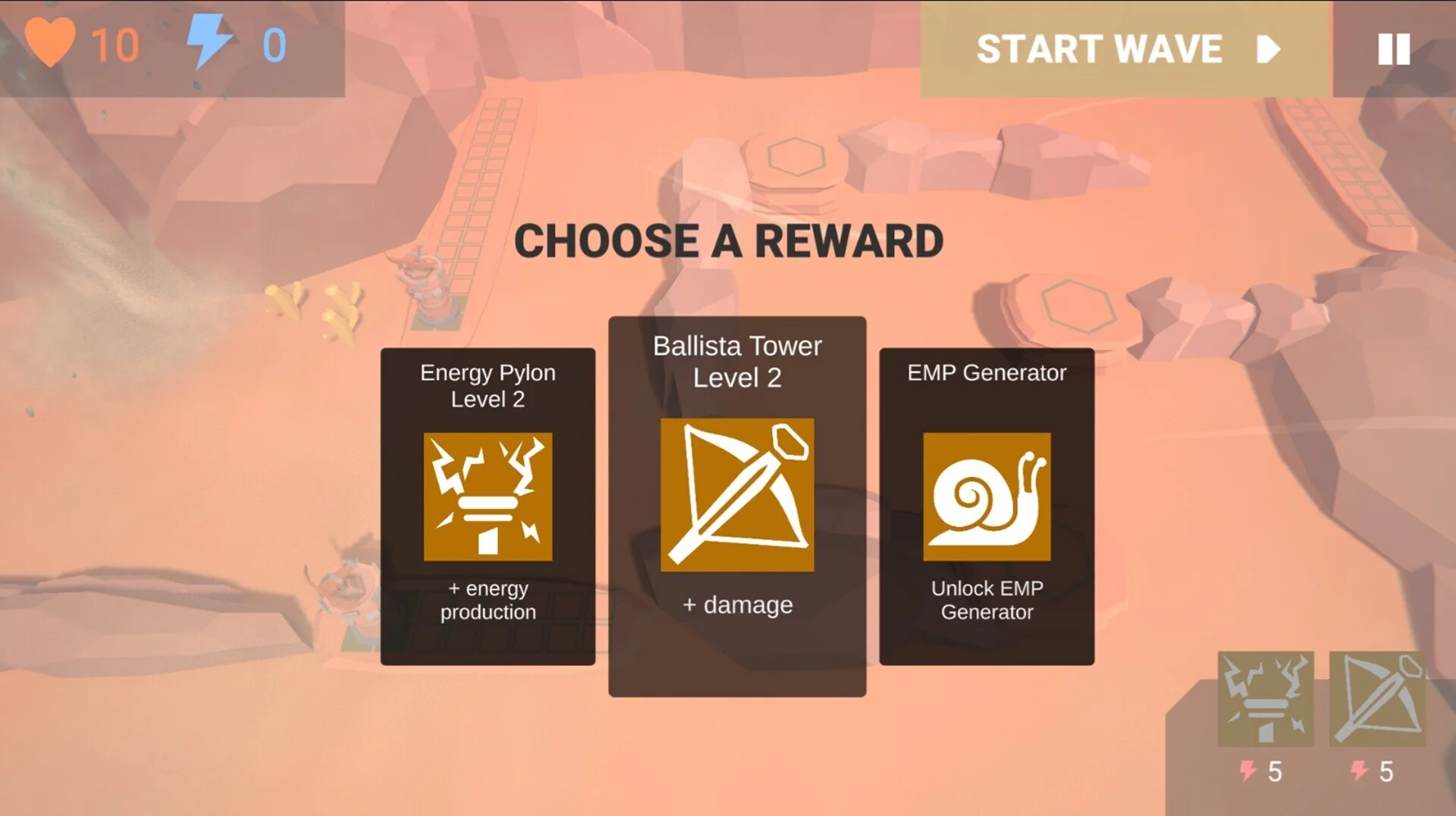 Изображение игры: Endless Desert TD