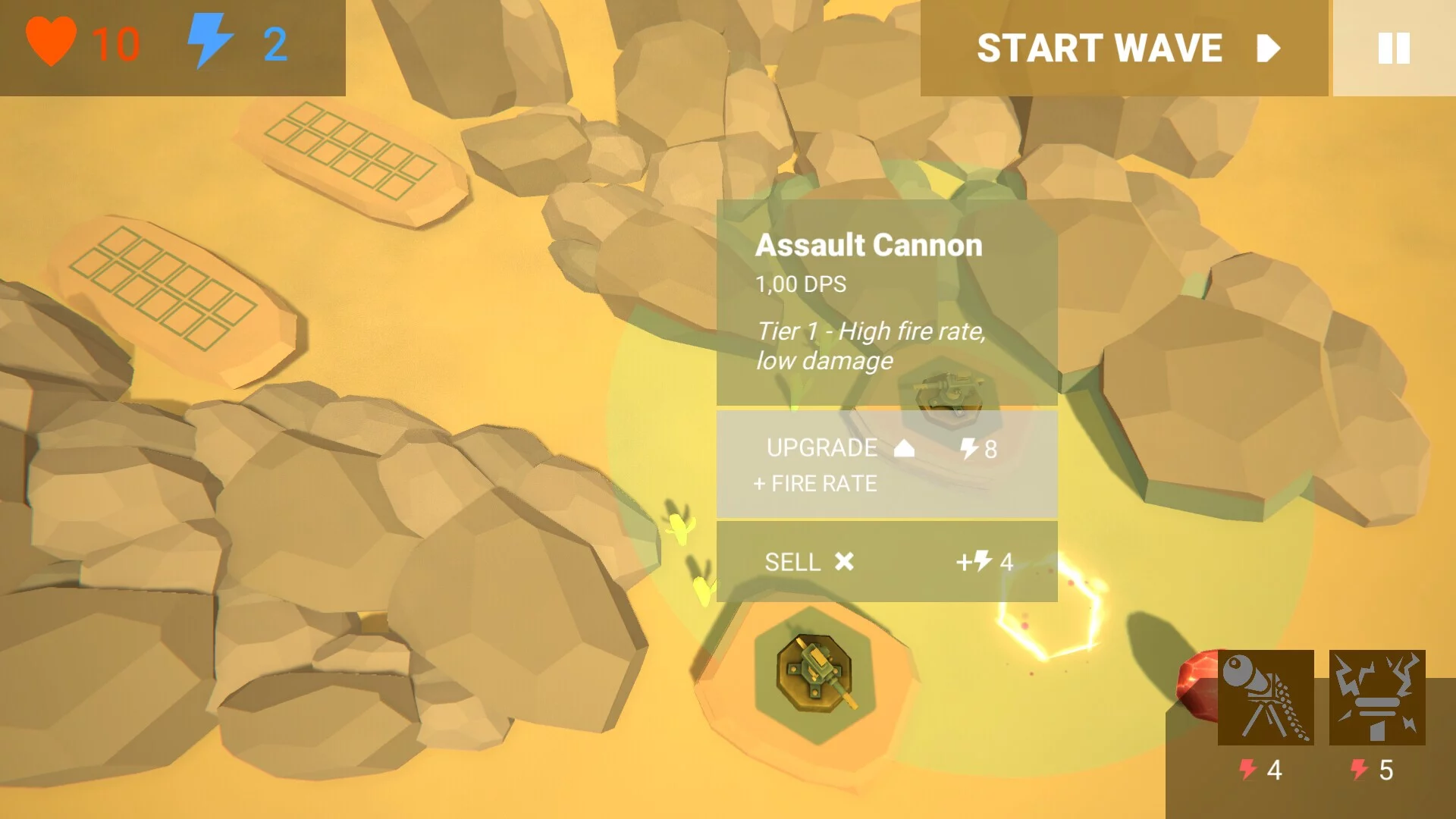 Изображение игры: Endless Desert TD
