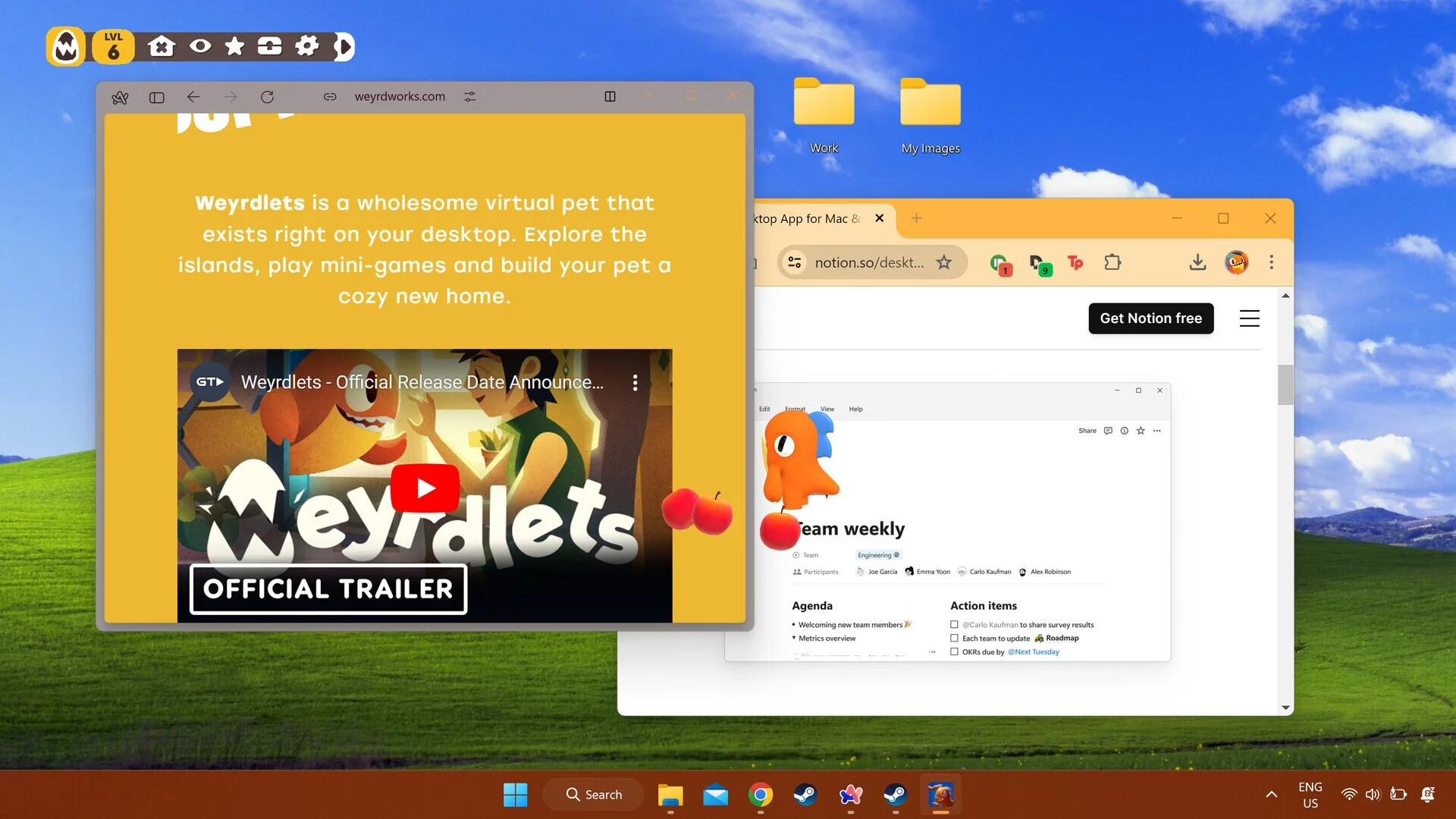 Изображение игры: Weyrdlets