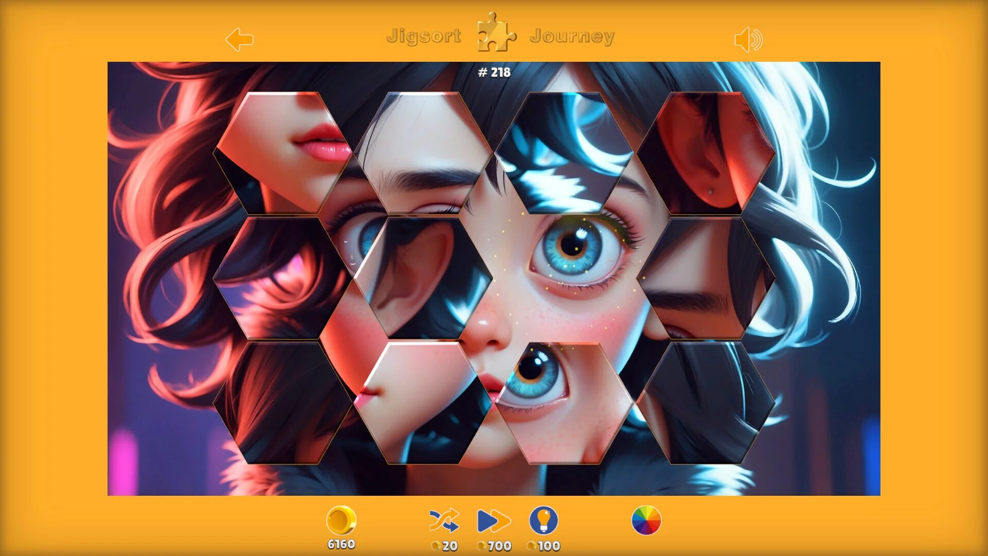 Изображение игры: Jigsort Journey: Puzzle Blend