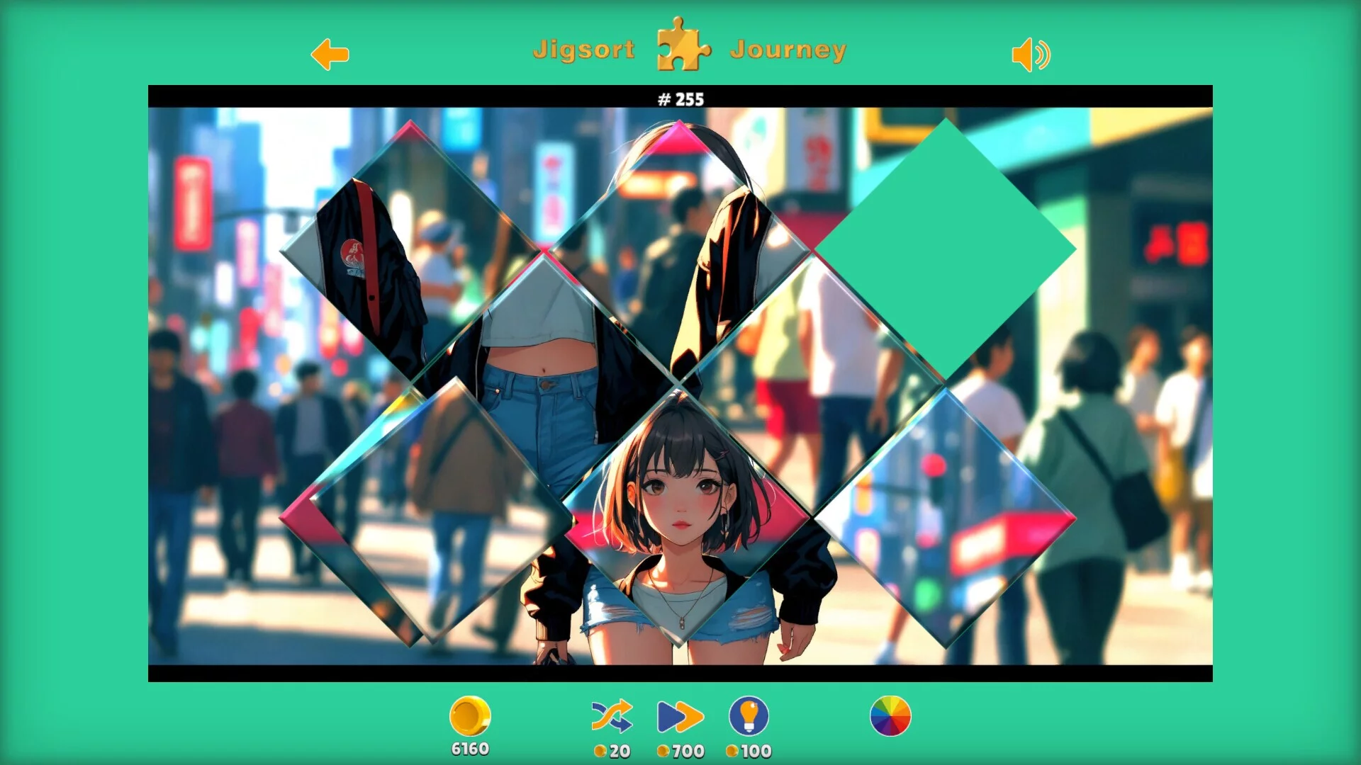 Изображение игры: Jigsort Journey: Puzzle Blend