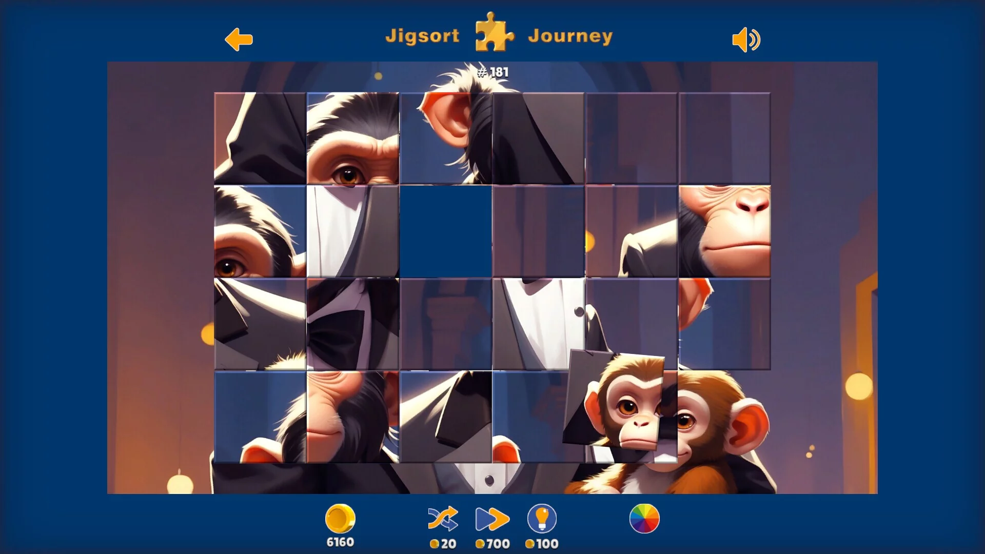 Изображение игры: Jigsort Journey: Puzzle Blend