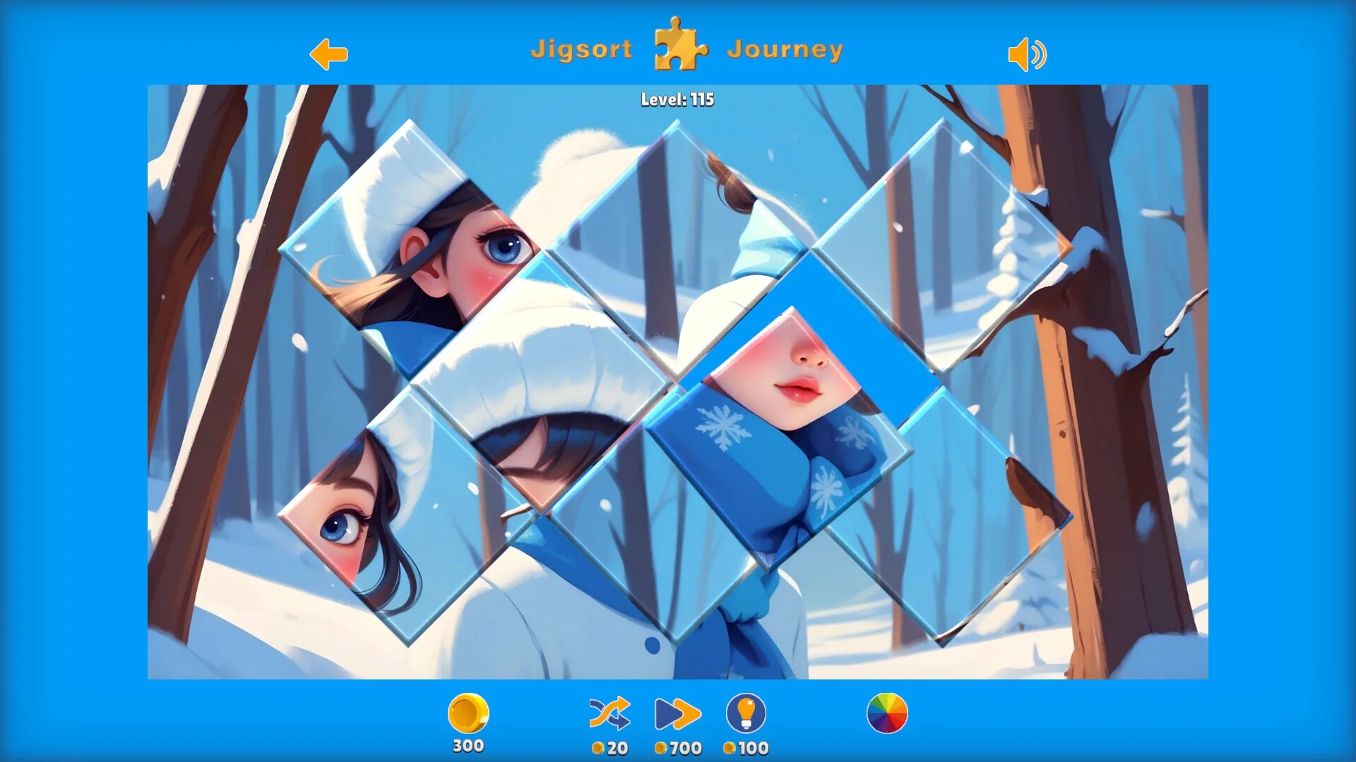 Изображение игры: Jigsort Journey: Puzzle Blend