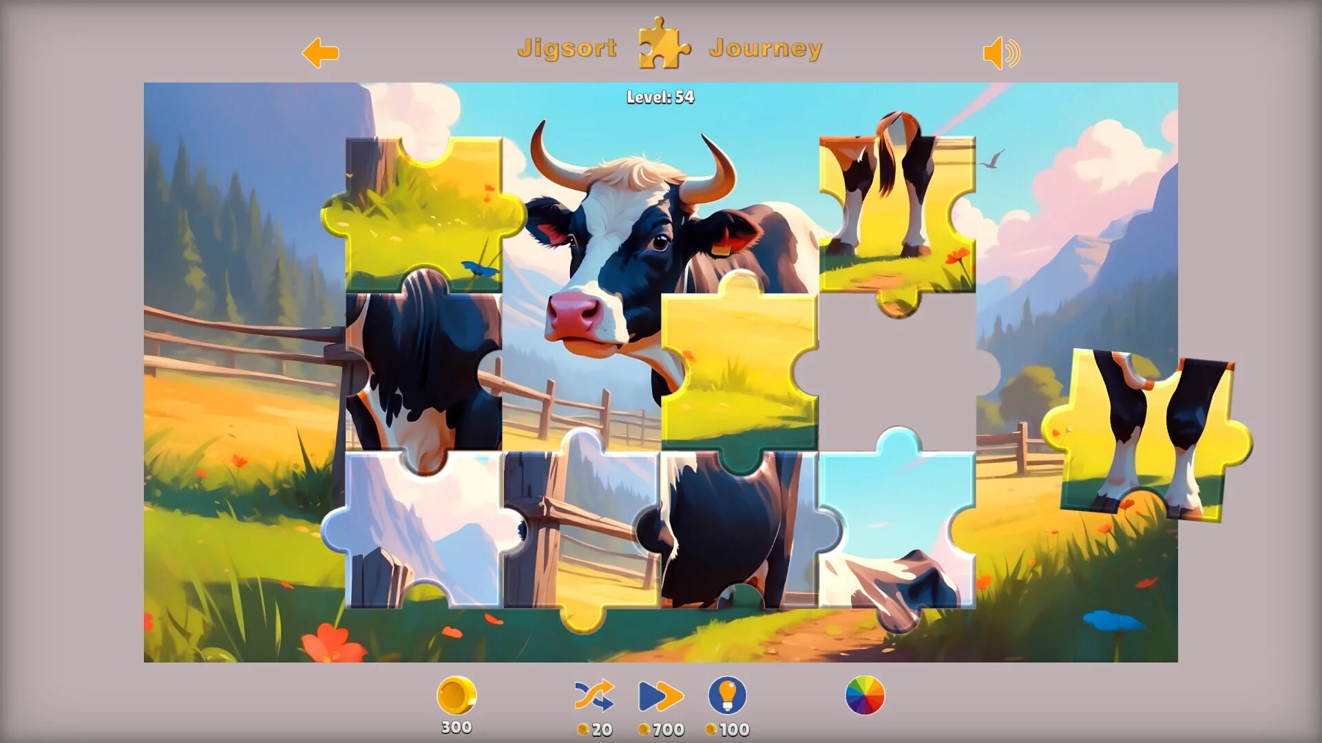 Изображение игры: Jigsort Journey: Puzzle Blend