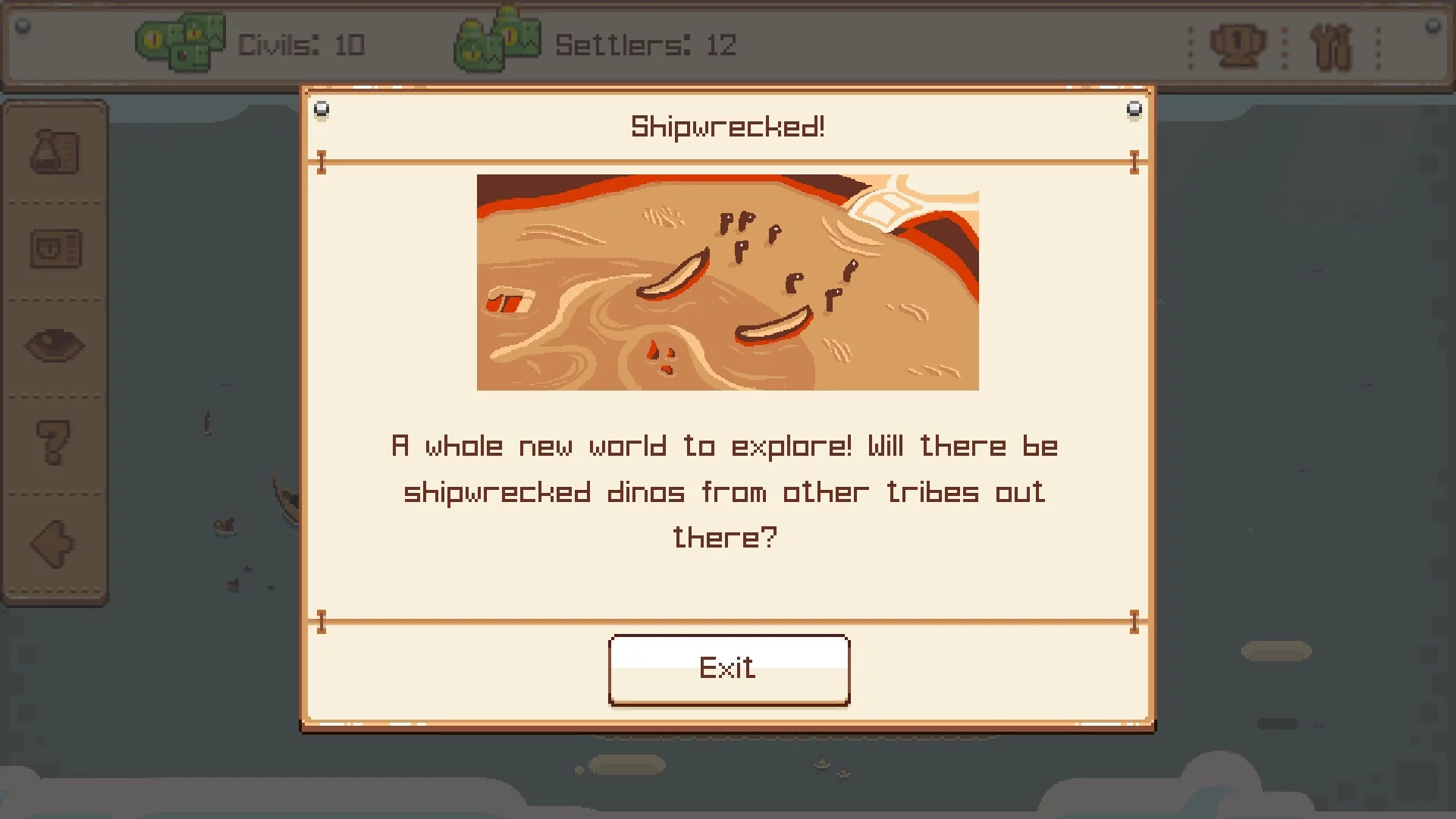 Изображение игры: DinoTribe:New Era