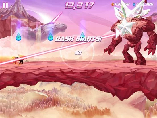 Изображение игры: Robot Unicorn Attack 2