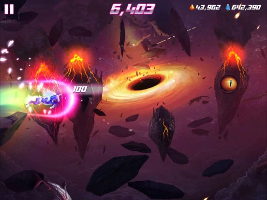 Изображение игры: Robot Unicorn Attack 2
