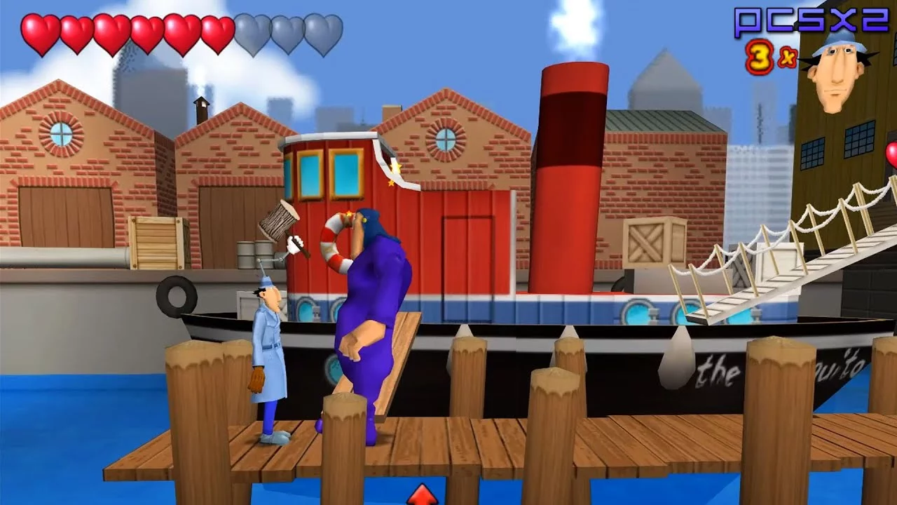 Изображение игры: Inspector Gadget: Mad Robots Invasion