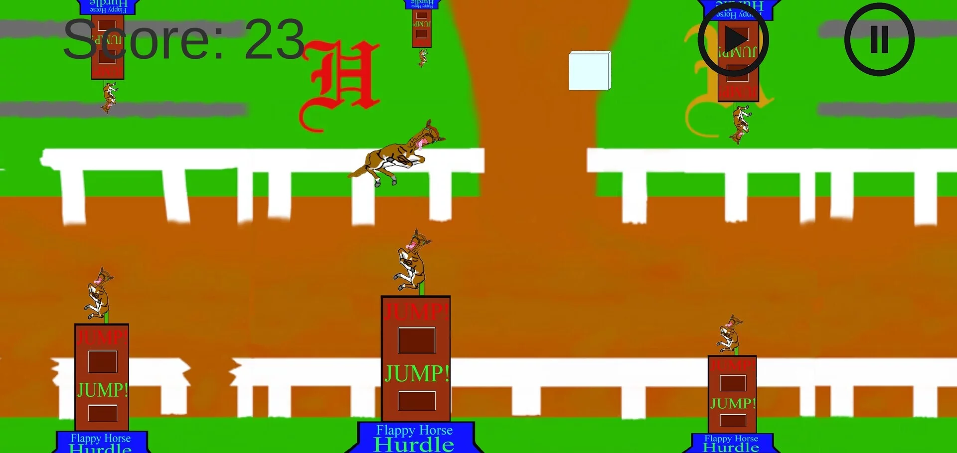 Изображение игры: Flappy Horse