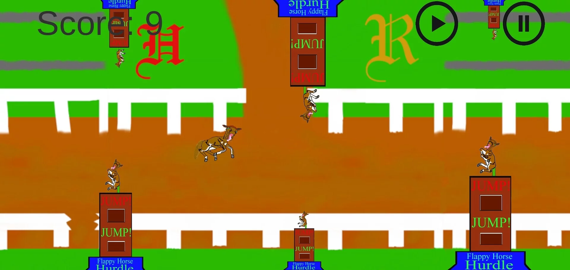 Изображение игры: Flappy Horse