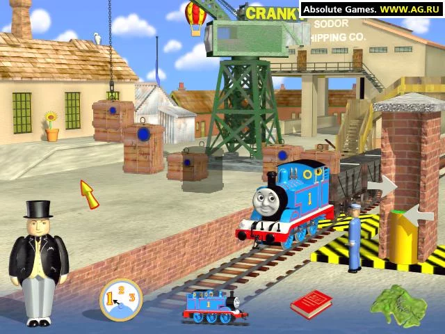 Изображение игры: Thomas & Friends: Trouble on the Tracks