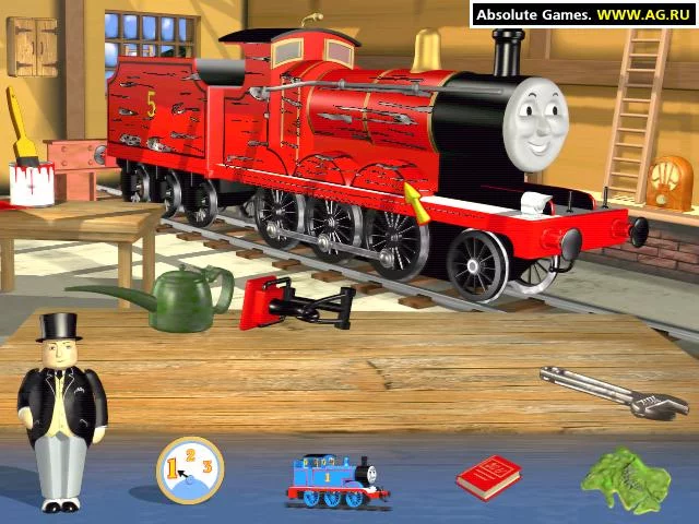 Изображение игры: Thomas & Friends: Trouble on the Tracks