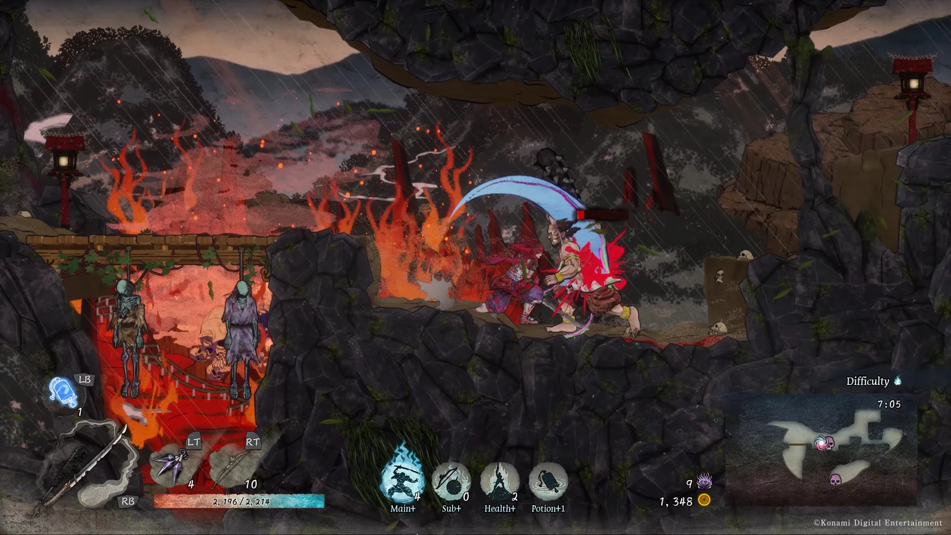 Изображение игры: GetsuFumaDen: Undying Moon