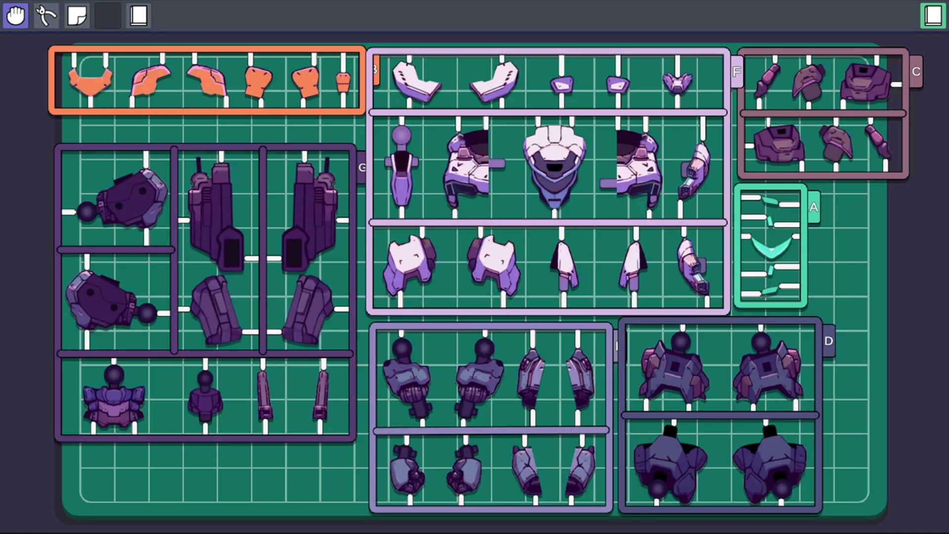 Изображение игры: Mech Builder