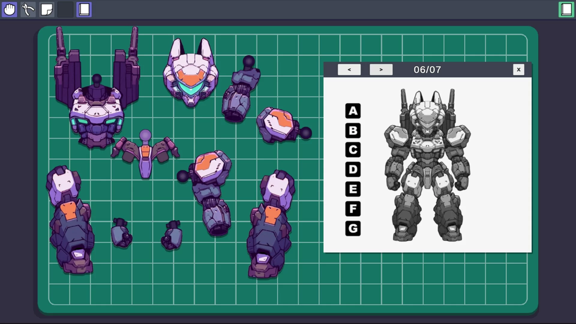 Изображение игры: Mech Builder