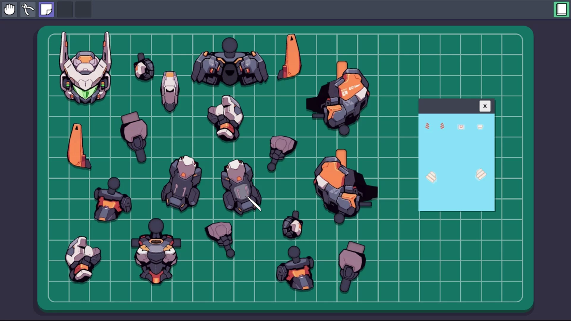 Изображение игры: Mech Builder