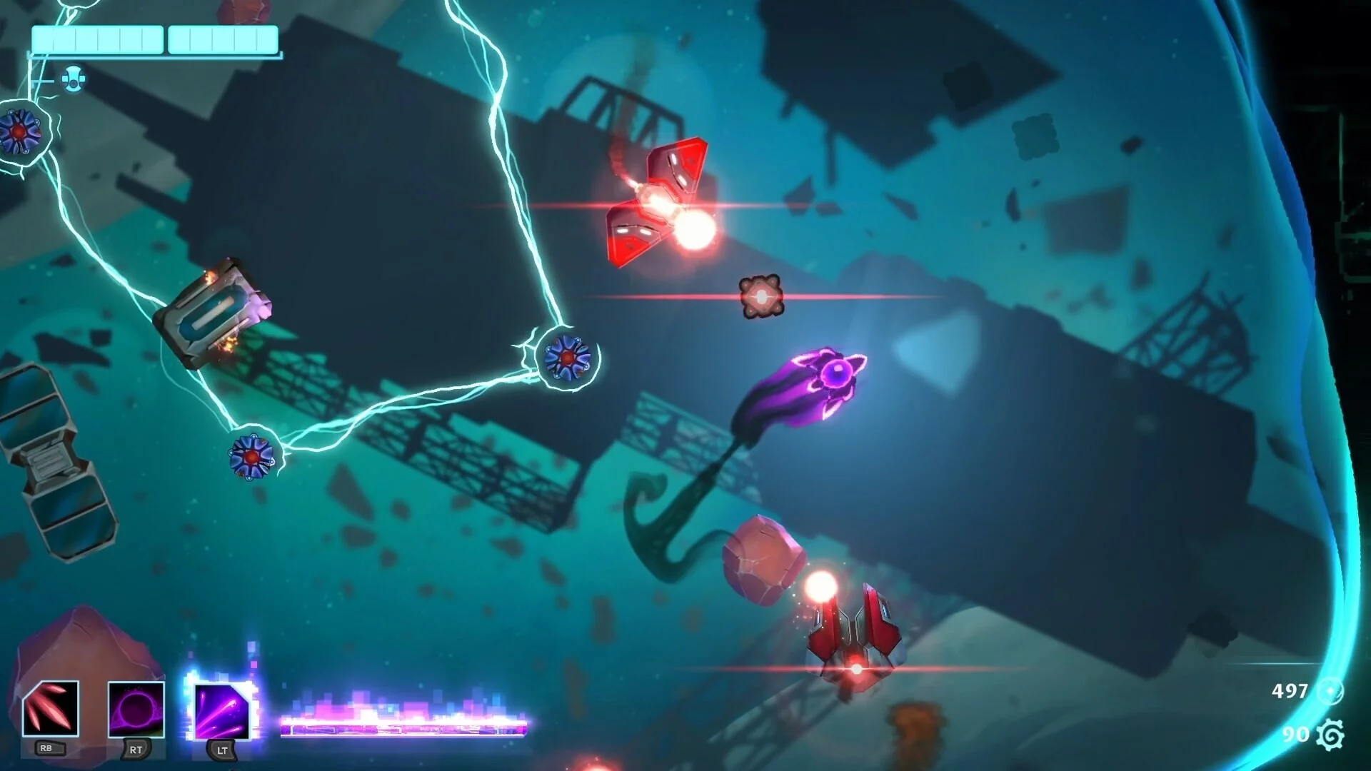 Изображение игры: Galactic Glitch