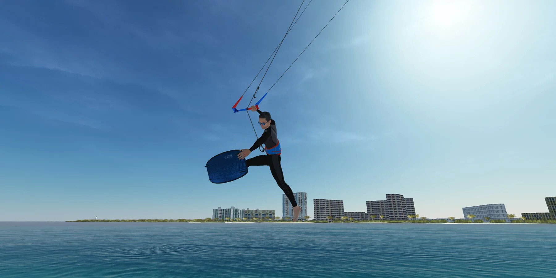 Изображение игры: Kiteboarding