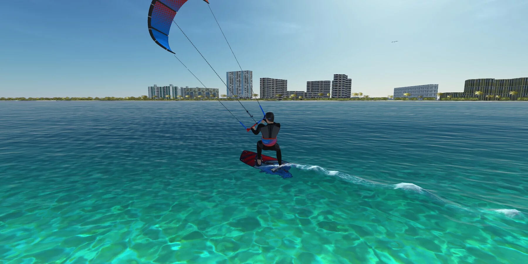 Изображение игры: Kiteboarding