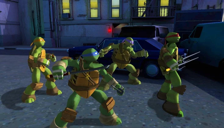 Изображение игры: Teenage Mutant Ninja Turtles Nickelodeon