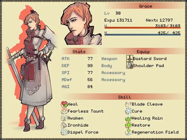 Изображение игры: Knightess
