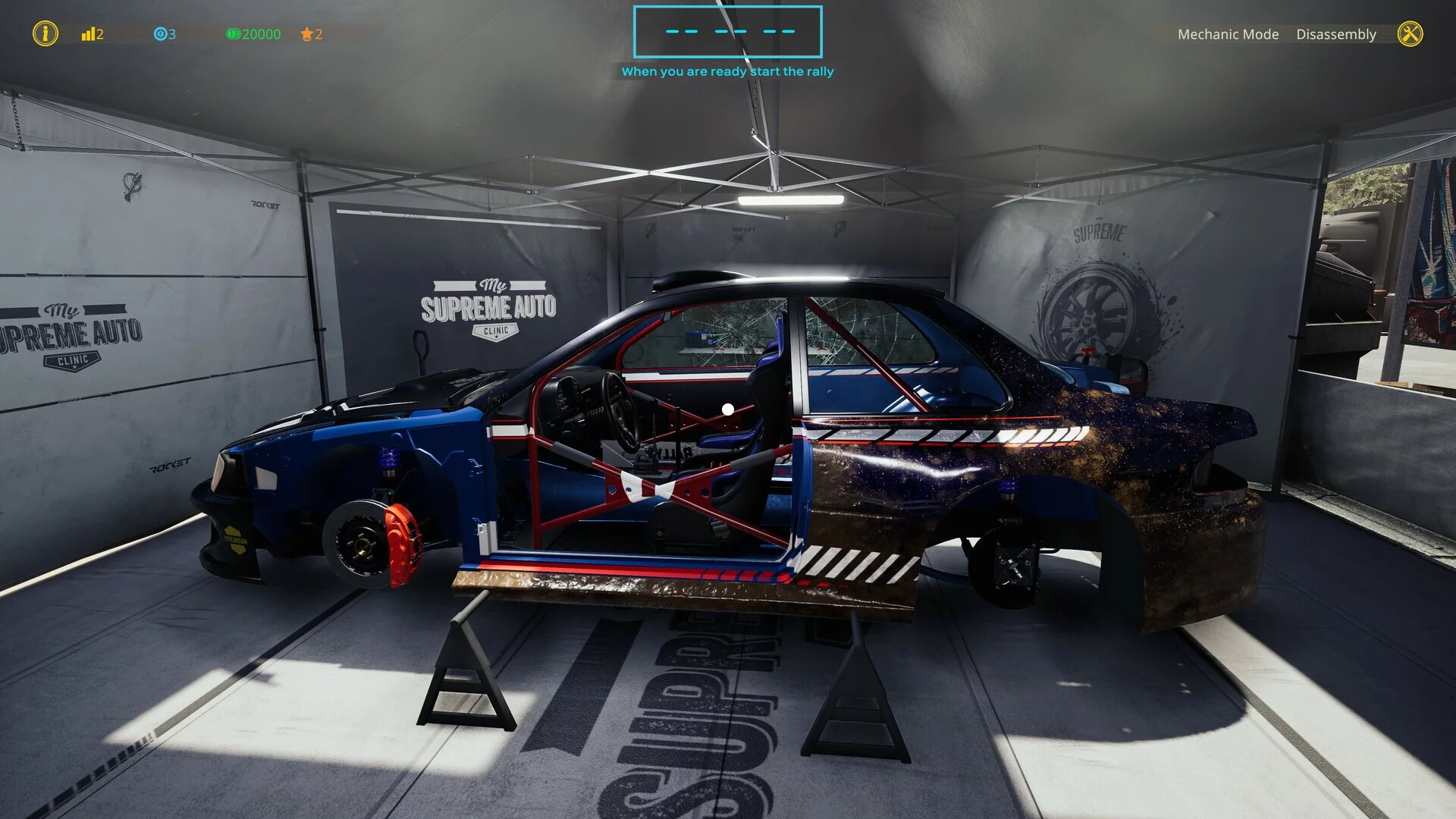Изображение игры: Rally Mechanic Simulator: Prologue