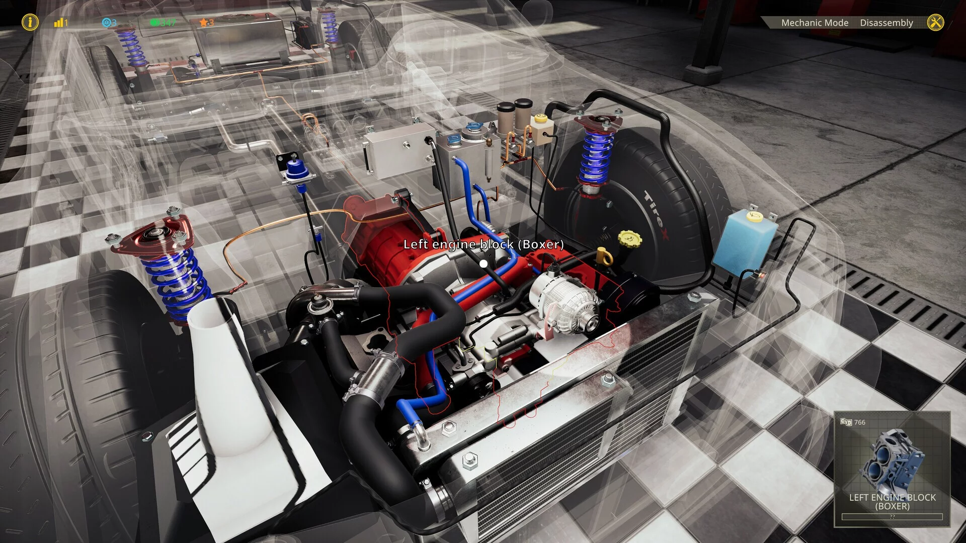 Изображение игры: Rally Mechanic Simulator: Prologue