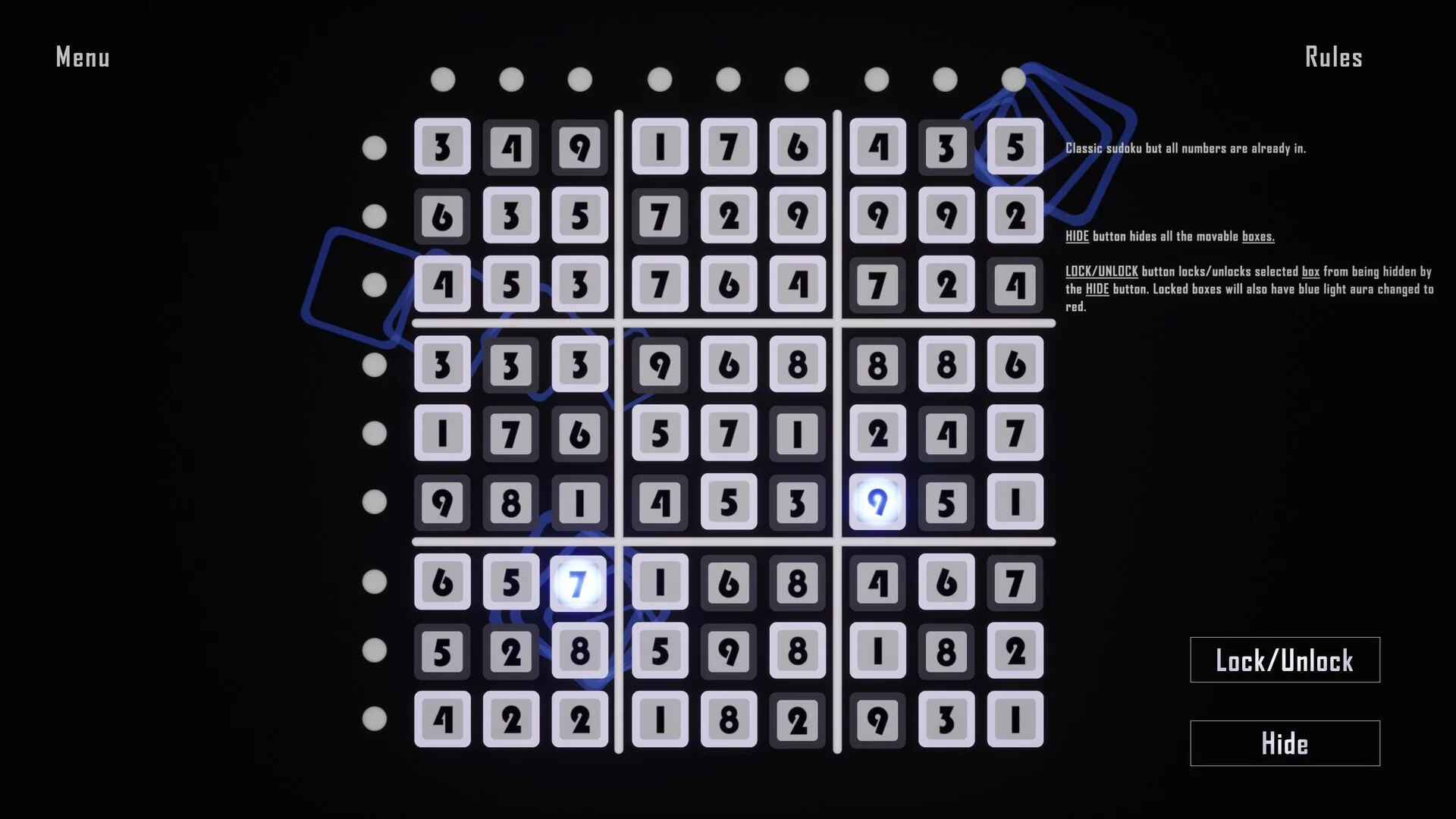 Изображение игры: PSEUDOKU