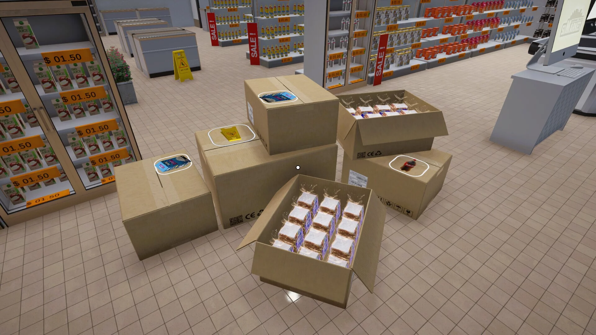 Изображение игры: siMarket Supermarket Simulator