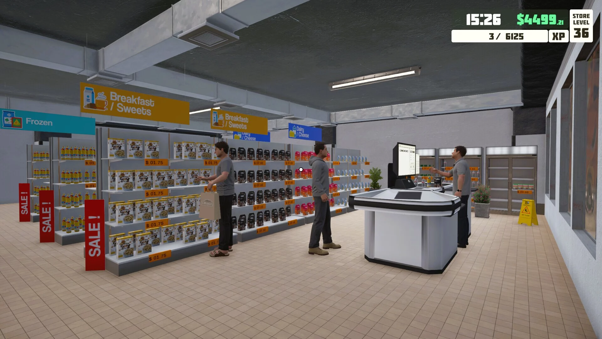 Изображение игры: siMarket Supermarket Simulator