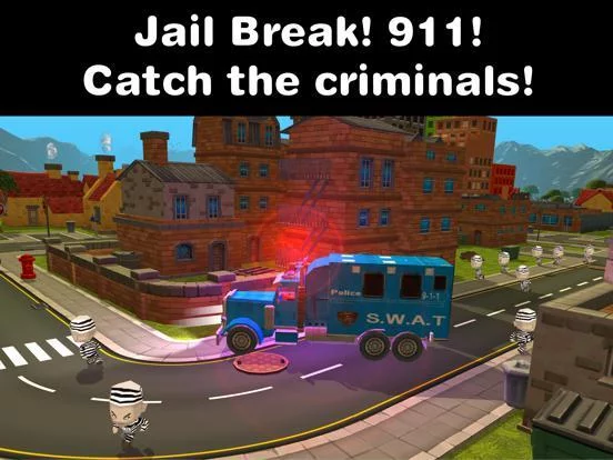 Изображение игры: Police Car Race Chase Sim 911