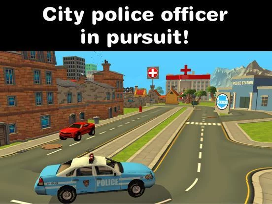 Изображение игры: Police Car Race Chase Sim 911