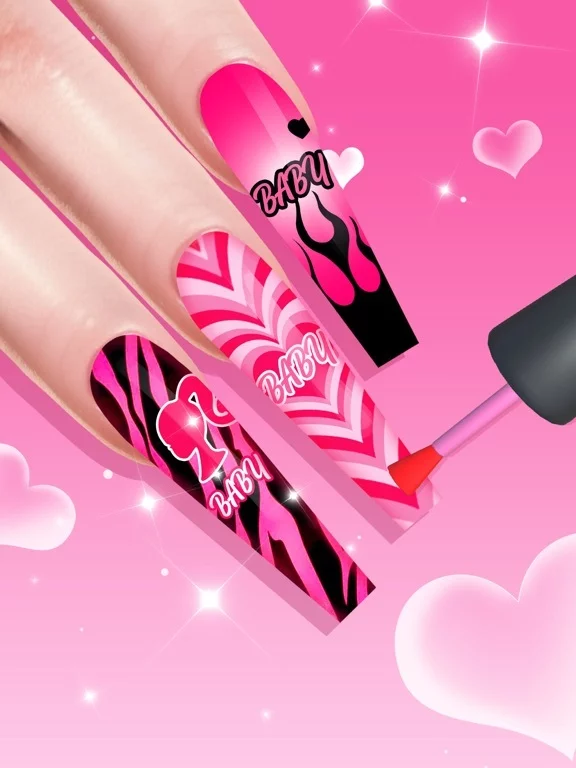 Изображение игры: Nail Art -Girl Nail Salon Game
