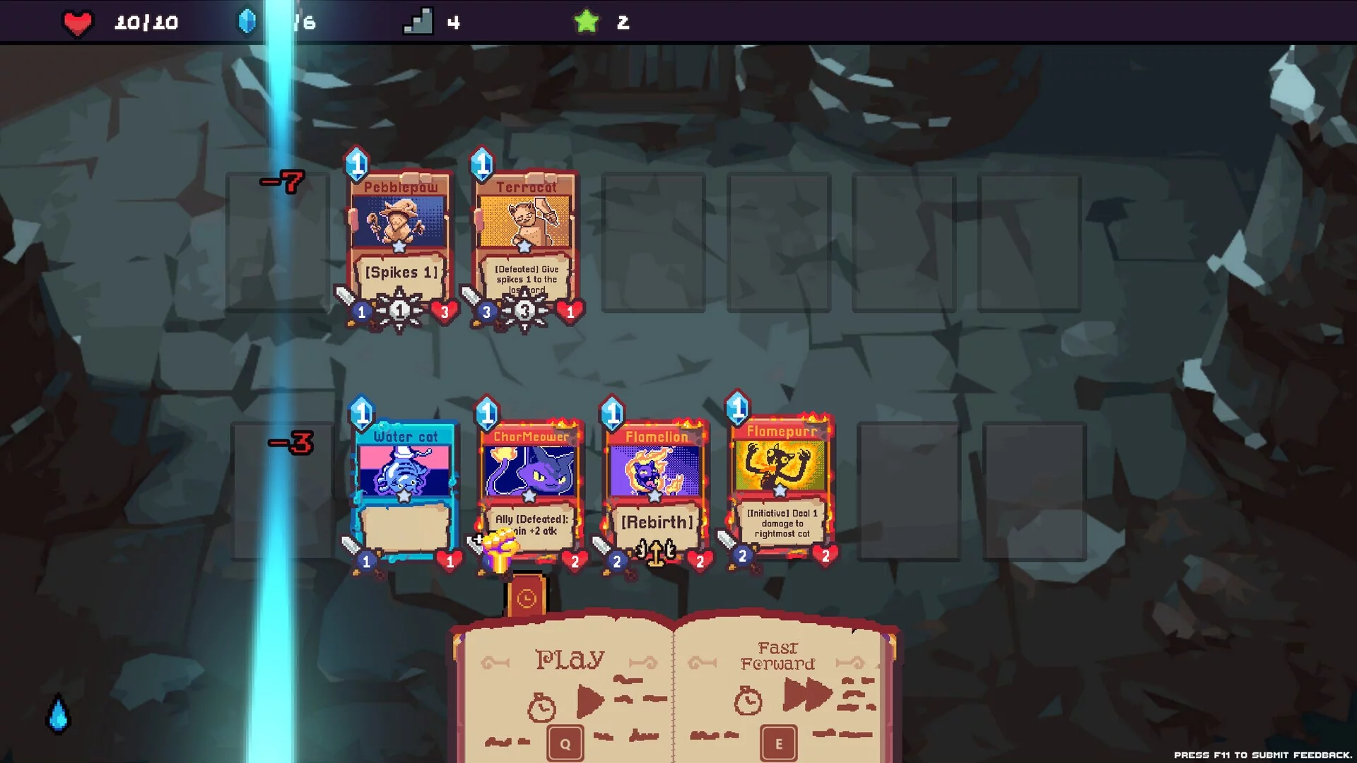 Изображение игры: Spellcats: Auto Card Tactics