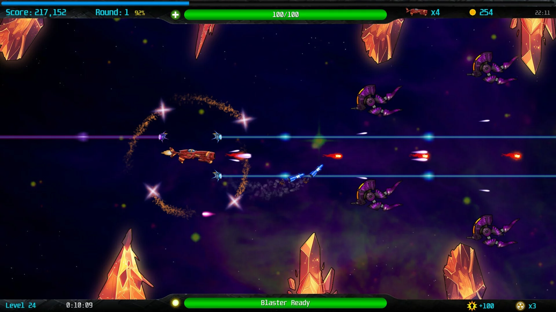 Изображение игры: Infinity Blaster