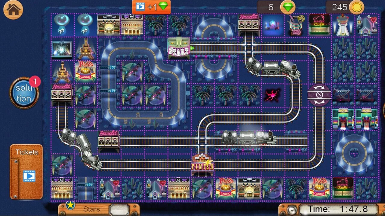 Изображение игры: Rail Maze 2