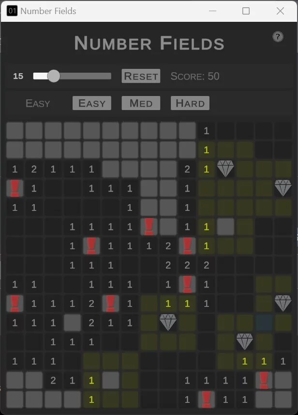Изображение игры: Number Fields