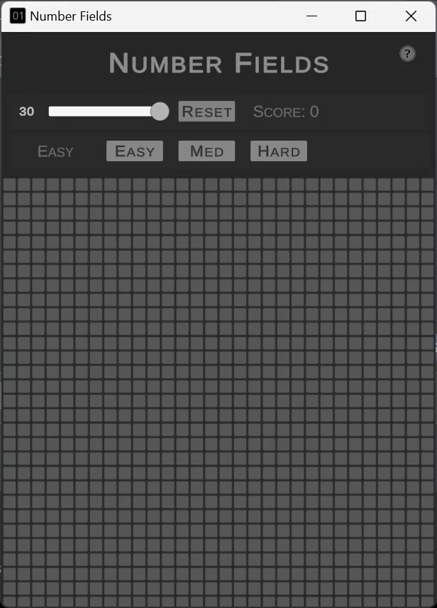 Изображение игры: Number Fields